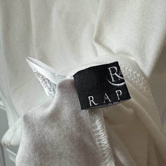 Ivory Cottagecore Boho Crochet Lace Bell Sleeve Top Women M - Picture 6 of 9